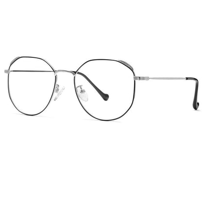 Occhiali anti luce blu in metallo