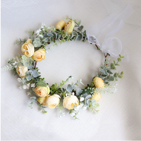 Corona floreale da sposa