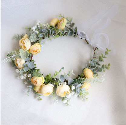 Corona floreale da sposa