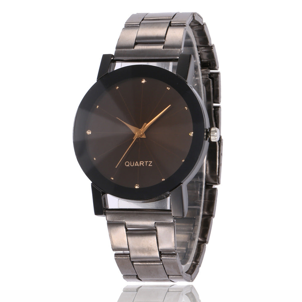 Orologio specchio marrone