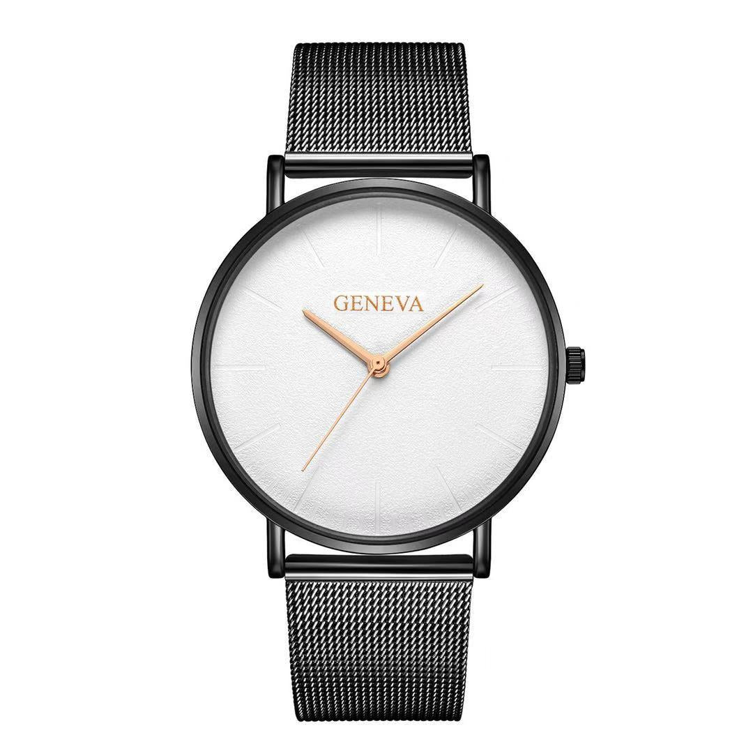 Orologio cinturino mesh acciaio da uomo