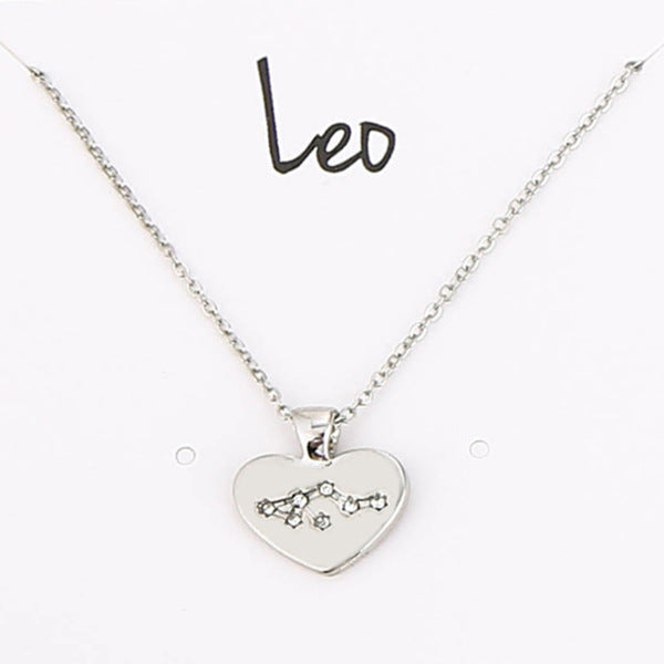 Collana Zodiaco con pendente diamante