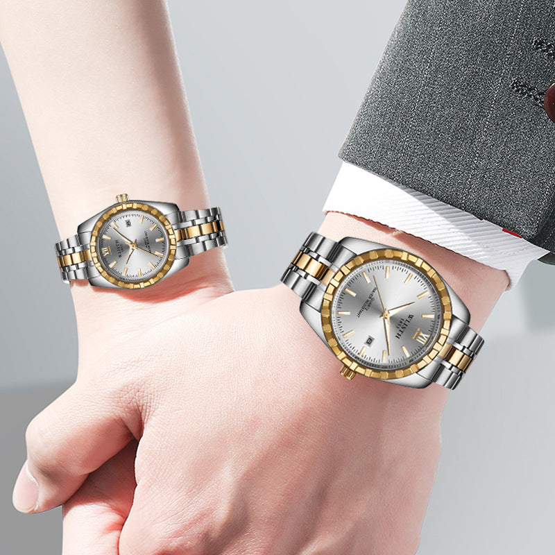Orologio da coppia acciaio cinturino