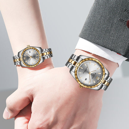 Orologio da coppia acciaio cinturino