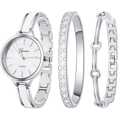 Orologio donna set tre pezzi