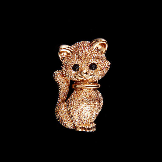 Spilla gatto vintage