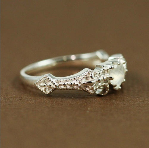 Anello Cuore Opalescente