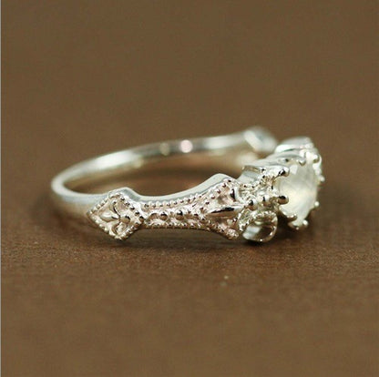Anello Cuore Opalescente