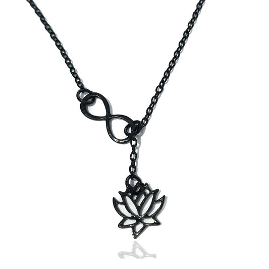 Collana loto traforata fiorita