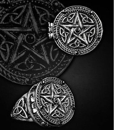 Anello argento gemma nera