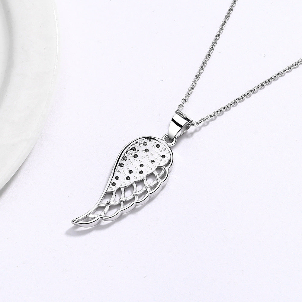 Collana ali d'angelo argento sterling