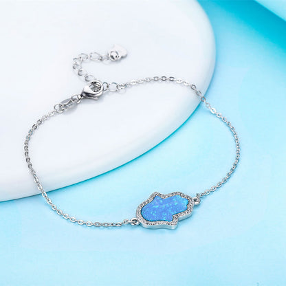 Bracciale argento con opale