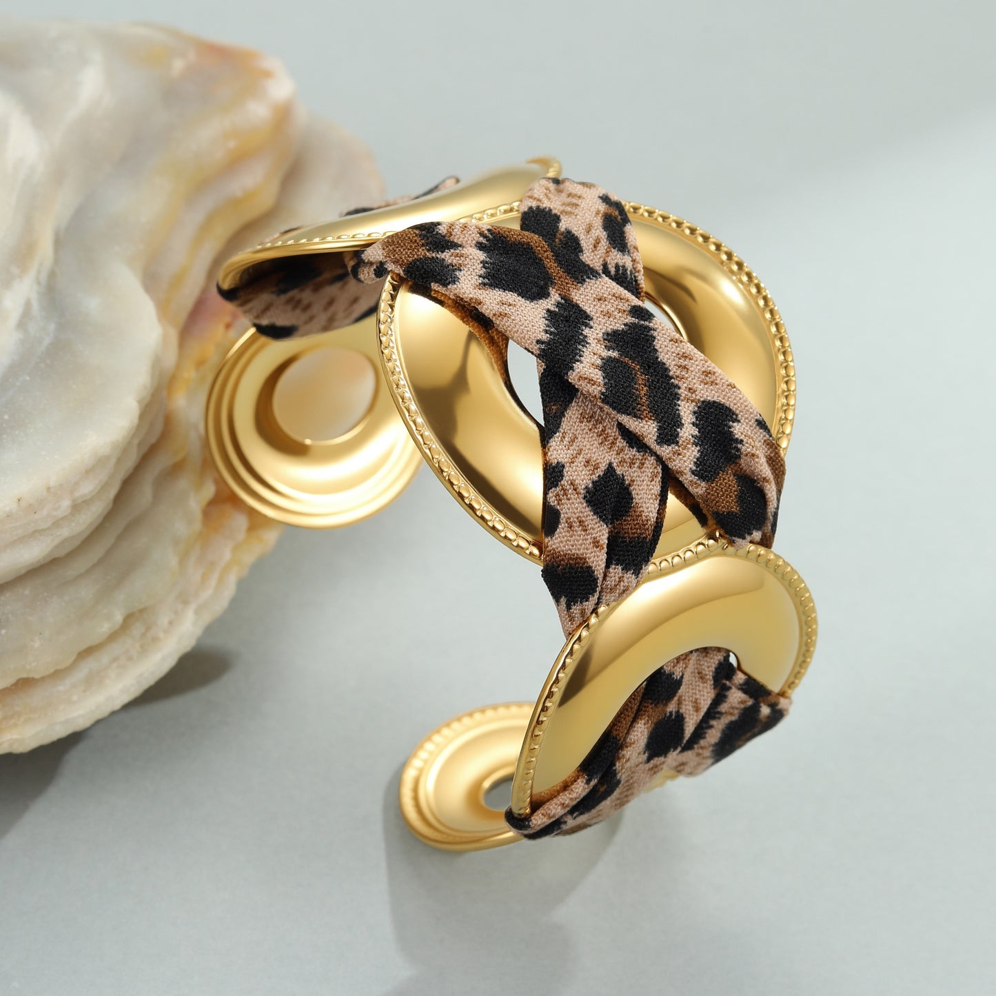 Braccialetto Leopardato Oro