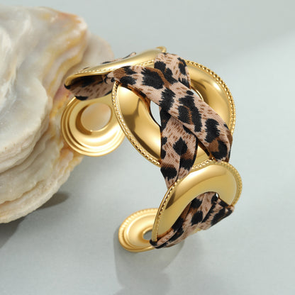 Braccialetto Leopardato Oro