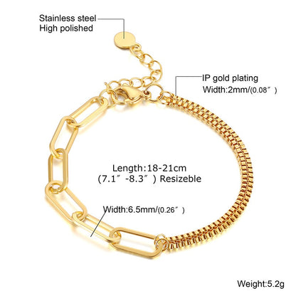 Bracciale Acciaio Dorato