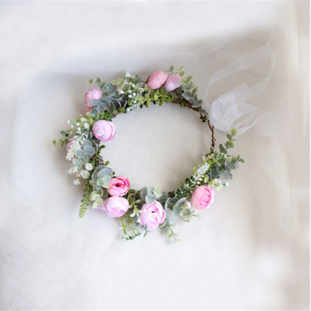 Corona floreale da sposa