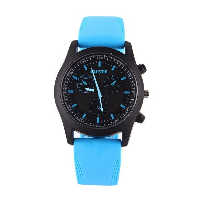 Orologio silicone colorato trasparente