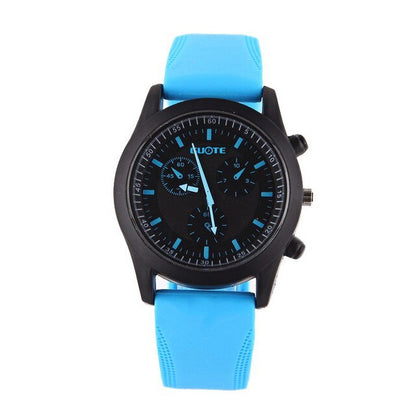 Orologio silicone colorato trasparente