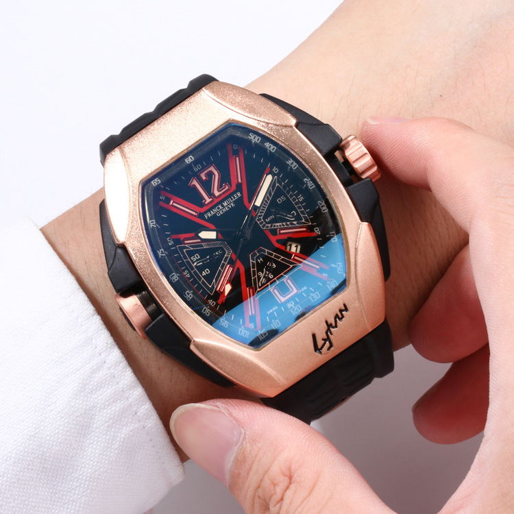 Orologio in silicone quarzo da uomo