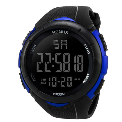 Orologio sportivo quadrante grande nero