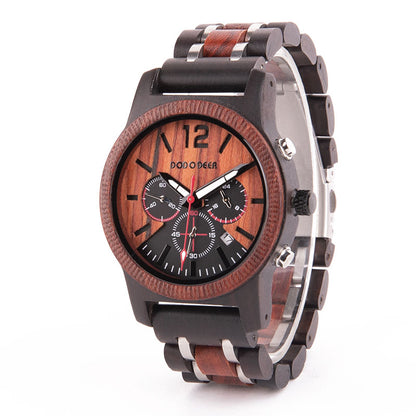 Orologio uomo legno casual