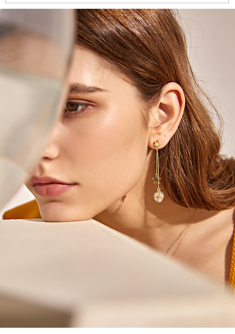 Clip Orecchio Opale