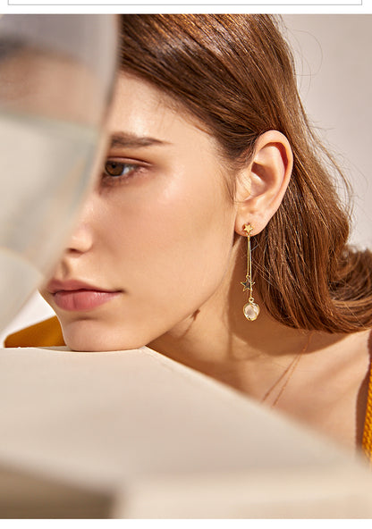 Clip Orecchio Opale