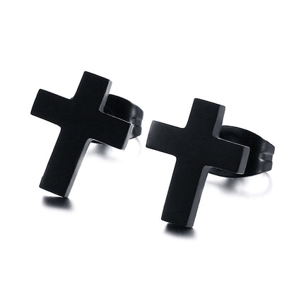 Collana croce acciaio da uomo