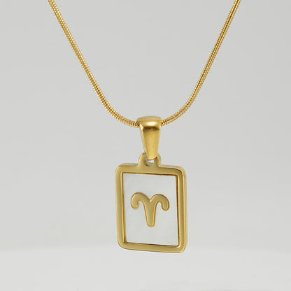 Collana costellazione acciaio