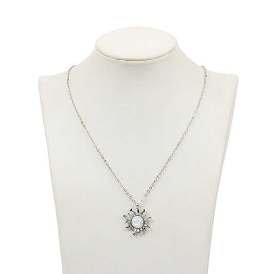 Collana girasole opale