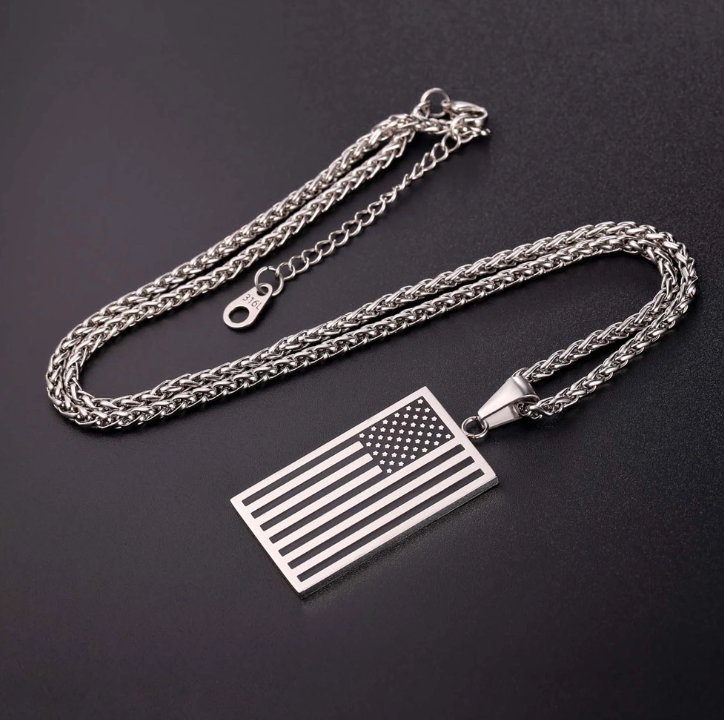Collana Bandiera Acciaio