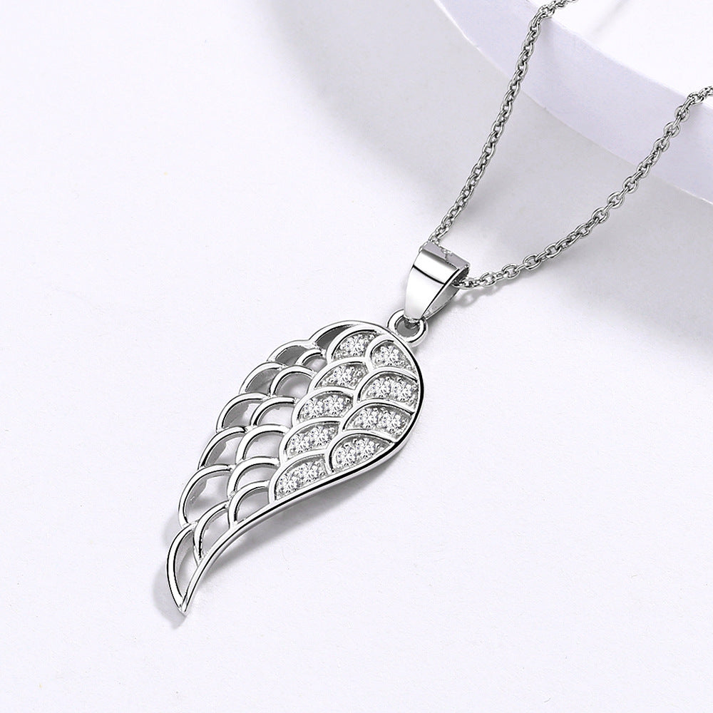Collana ali d'angelo argento sterling