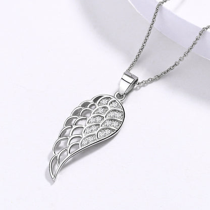 Collana ali d'angelo argento sterling