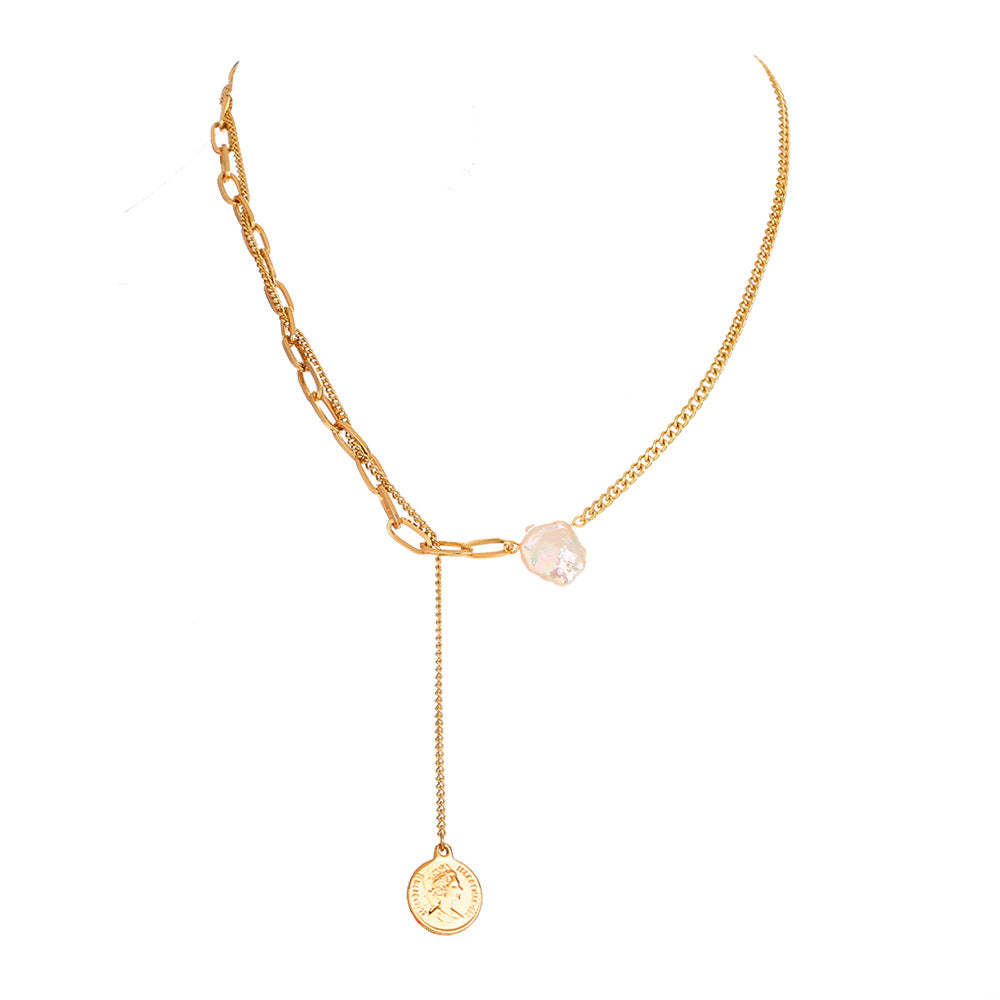 Collana perle barocco multistrato