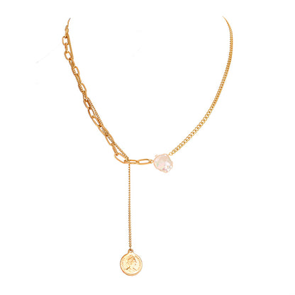 Collana perle barocco multistrato