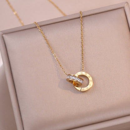 Collana oro rosa coreana