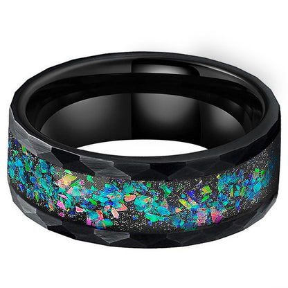 Anello cielo stellato opale