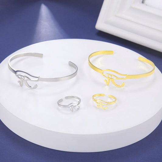 Bracciale occhio di Horus aperto
