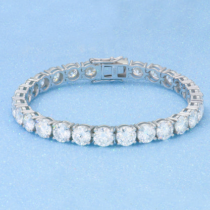 Bracciale moissanite argento da ragazza