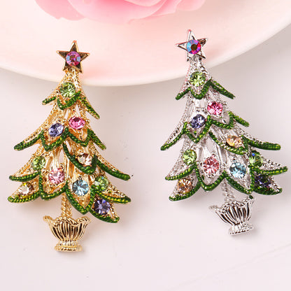 Spilla Albero Natale Retrò
