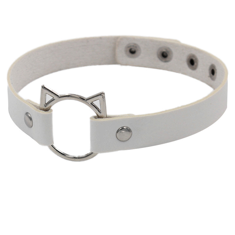 Choker pelle nera