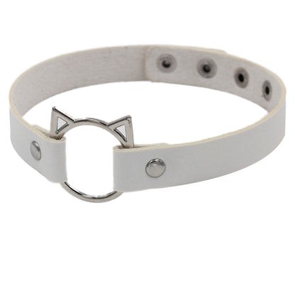 Choker pelle nera