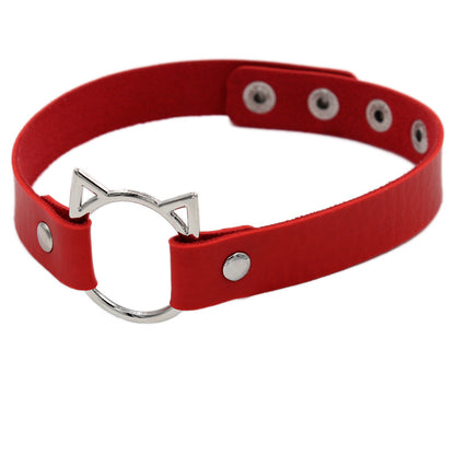 Choker pelle nera
