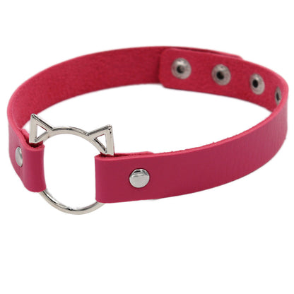 Choker pelle nera