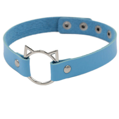Choker pelle nera
