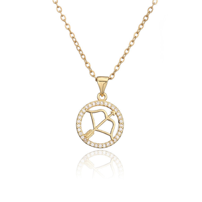 Collana zodiaco dorato