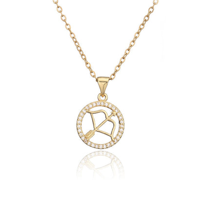 Collana zodiaco dorato