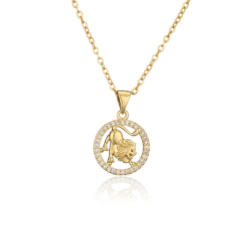 Collana zodiaco dorato