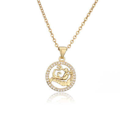 Collana zodiaco dorato