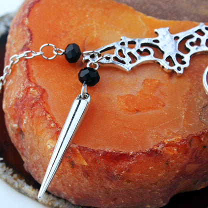 Collana pipistrello gotica